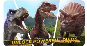 تحميل لعبه جري الديناصورات 2024 Jurassic Run مهكره اخر اصدار 2